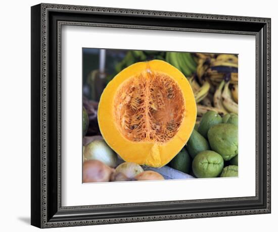 Fresh Vegetables and Fruits at the Local Market in St John's, Antigua, Caribbean-Kymri Wilt-Framed Photographic Print