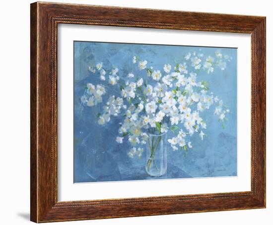 Fresh White Bouquet-Danhui Nai-Framed Art Print