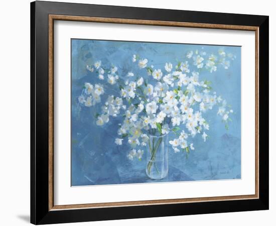 Fresh White Bouquet-Danhui Nai-Framed Art Print