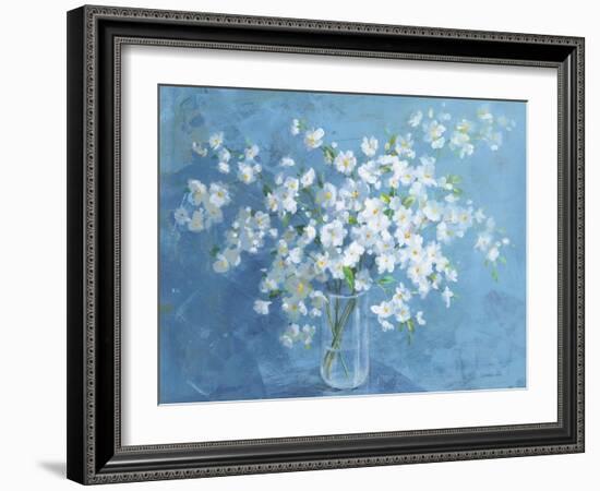 Fresh White Bouquet-Danhui Nai-Framed Art Print