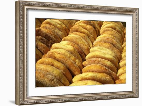 Freshly Baked Bread, Rabat, Morocco, North Africa, Africa-Neil Farrin-Framed Photographic Print