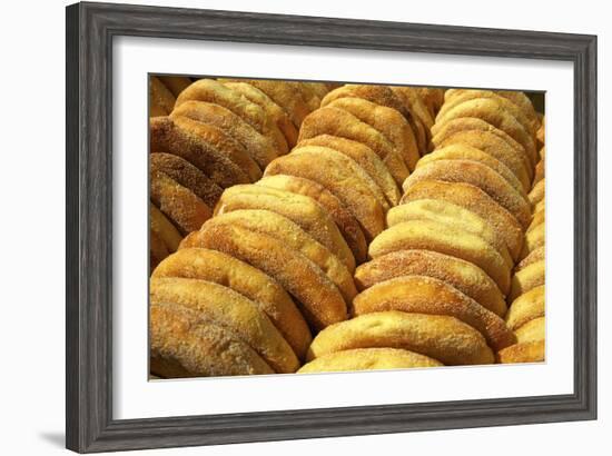 Freshly Baked Bread, Rabat, Morocco, North Africa, Africa-Neil Farrin-Framed Photographic Print