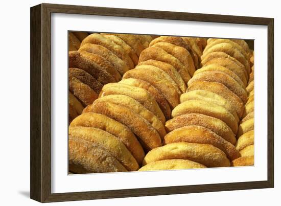 Freshly Baked Bread, Rabat, Morocco, North Africa, Africa-Neil Farrin-Framed Photographic Print