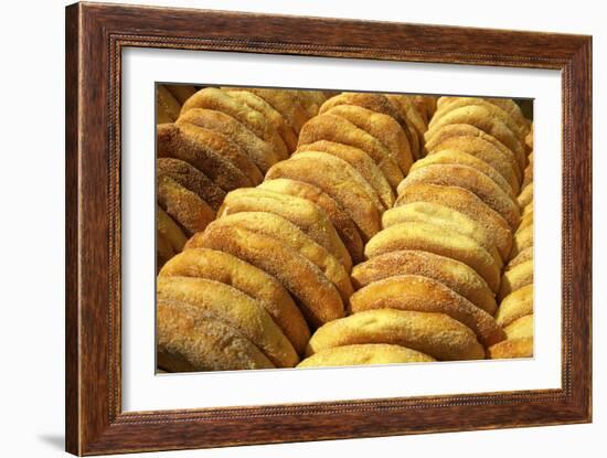 Freshly Baked Bread, Rabat, Morocco, North Africa, Africa-Neil Farrin-Framed Photographic Print