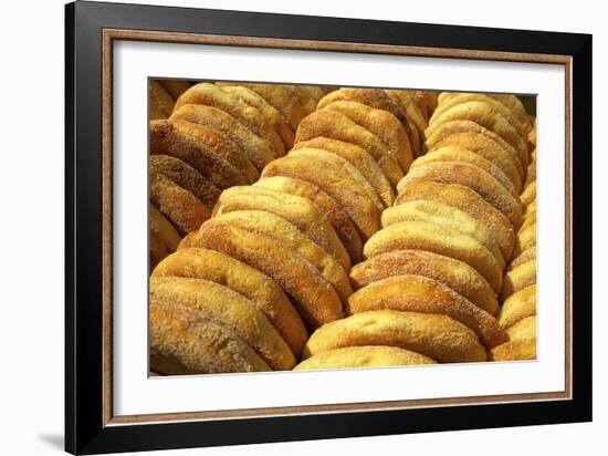 Freshly Baked Bread, Rabat, Morocco, North Africa, Africa-Neil Farrin-Framed Photographic Print