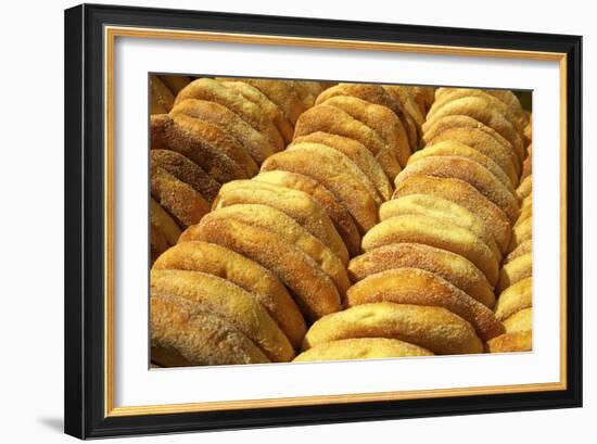 Freshly Baked Bread, Rabat, Morocco, North Africa, Africa-Neil Farrin-Framed Photographic Print