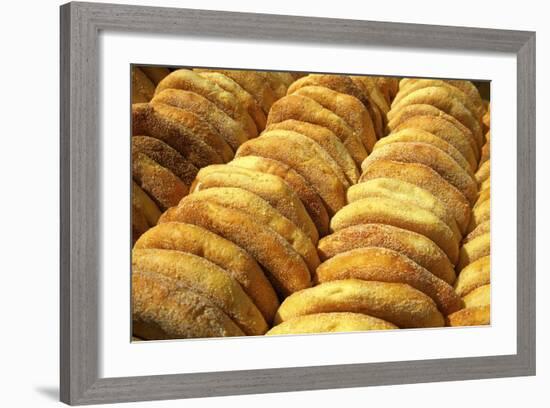 Freshly Baked Bread, Rabat, Morocco, North Africa, Africa-Neil Farrin-Framed Photographic Print