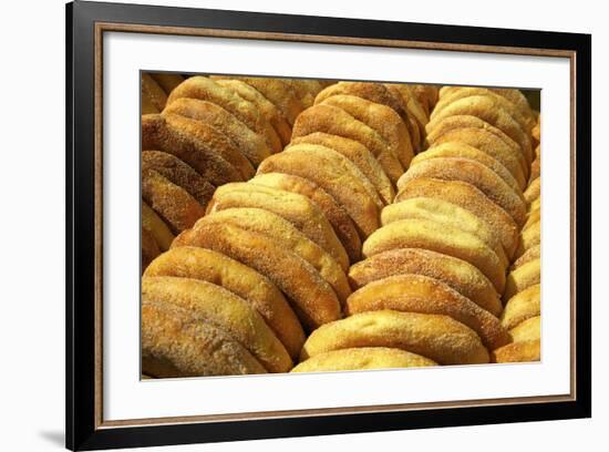 Freshly Baked Bread, Rabat, Morocco, North Africa, Africa-Neil Farrin-Framed Photographic Print