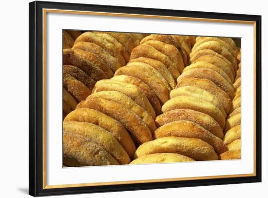 Freshly Baked Bread, Rabat, Morocco, North Africa, Africa-Neil Farrin-Framed Photographic Print