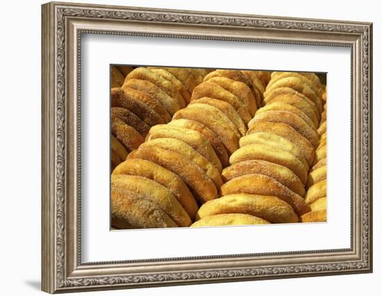 Freshly Baked Bread, Rabat, Morocco, North Africa, Africa-Neil Farrin-Framed Photographic Print