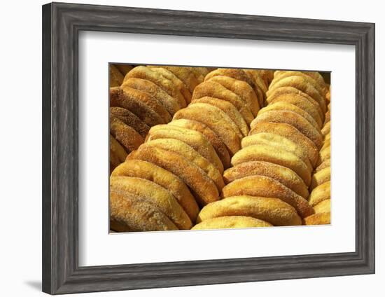 Freshly Baked Bread, Rabat, Morocco, North Africa, Africa-Neil Farrin-Framed Photographic Print