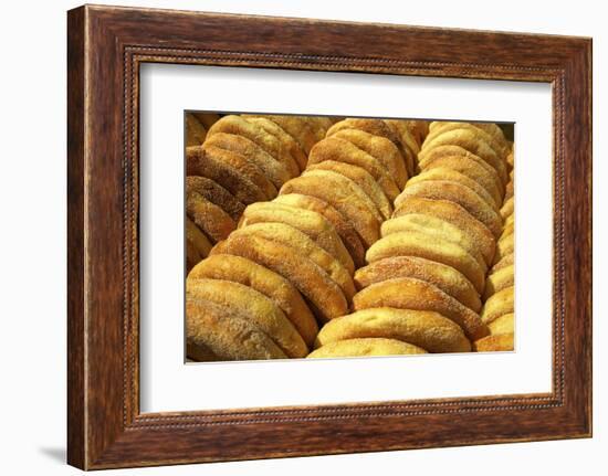 Freshly Baked Bread, Rabat, Morocco, North Africa, Africa-Neil Farrin-Framed Photographic Print