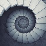 Design Spiral Staircase Made Of Concrete-FreshPaint-Art Print