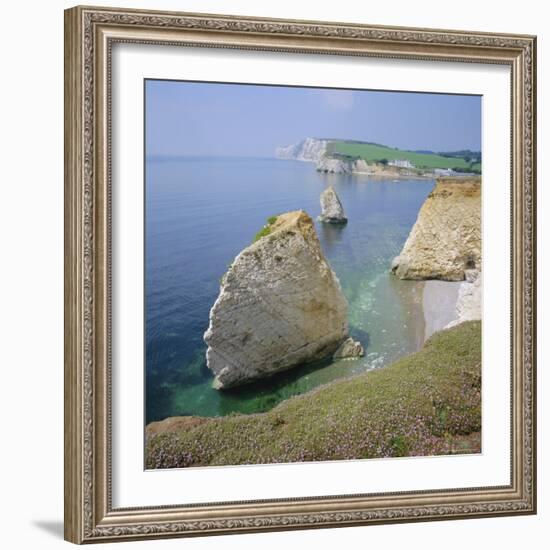 Freshwaster Bay, Isle of Wight, England, UK-Roy Rainford-Framed Photographic Print