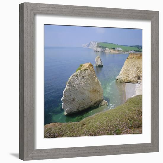 Freshwaster Bay, Isle of Wight, England, UK-Roy Rainford-Framed Photographic Print