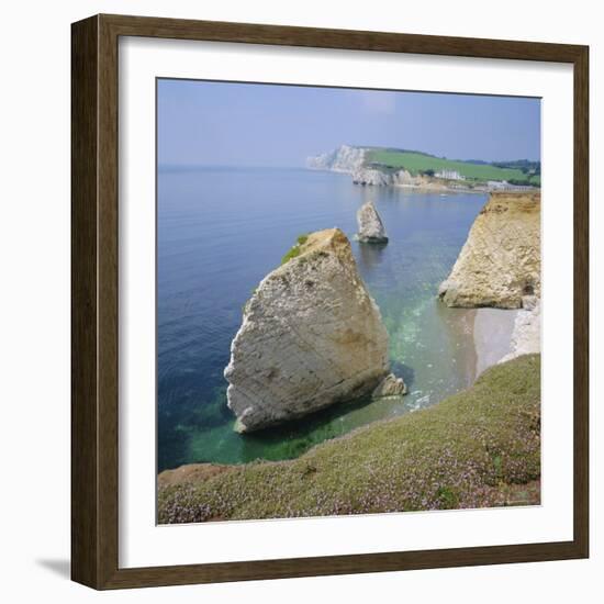 Freshwaster Bay, Isle of Wight, England, UK-Roy Rainford-Framed Photographic Print