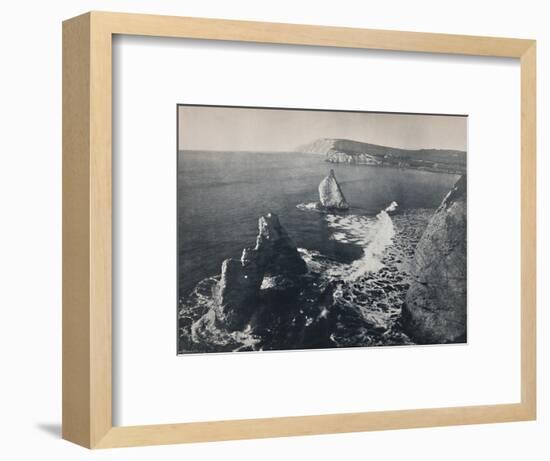 'Freshwater Bay - Showing The Arched Rock.', 1895-Unknown-Framed Photographic Print