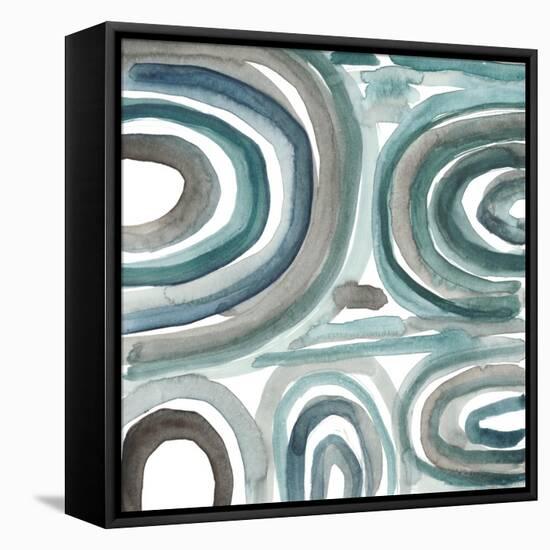 Freshwater Tide V-Chariklia Zarris-Framed Stretched Canvas