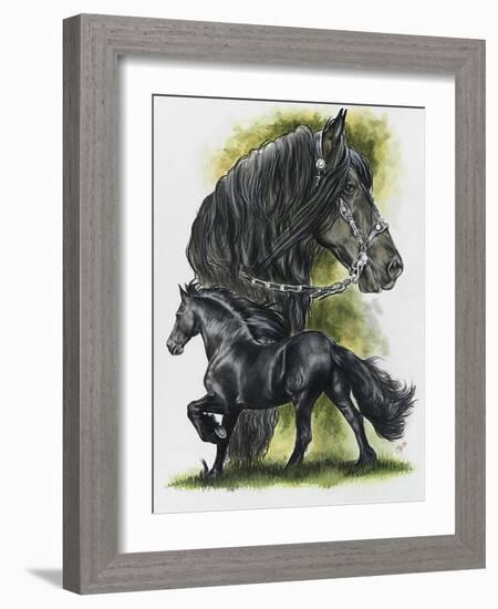 Fresian-Barbara Keith-Framed Giclee Print