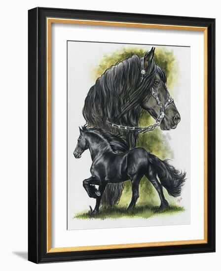 Fresian-Barbara Keith-Framed Giclee Print