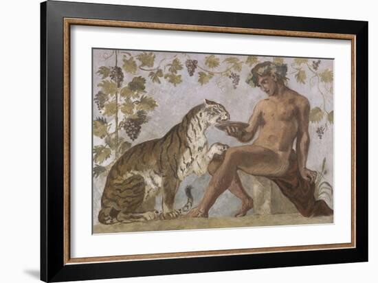 Fresque : Bacchus-Eugene Delacroix-Framed Giclee Print