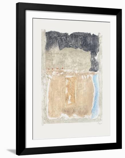Fresque Bleue I-Thierry Buisson-Framed Limited Edition
