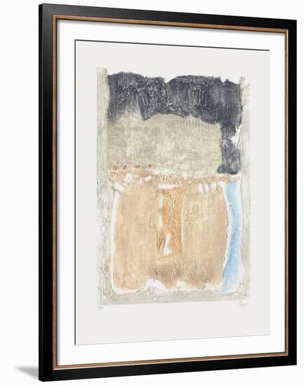 Fresque Bleue I-Thierry Buisson-Framed Limited Edition
