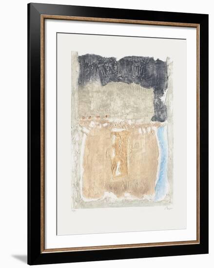 Fresque Bleue I-Thierry Buisson-Framed Limited Edition