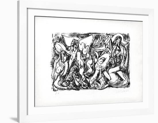 Fresque I-Julio Silva-Framed Premium Edition