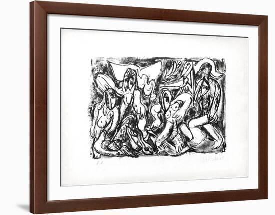 Fresque I-Julio Silva-Framed Premium Edition