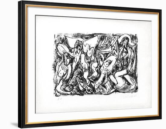 Fresque I-Julio Silva-Framed Premium Edition