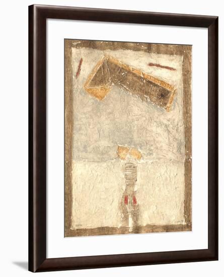 Fresque Ocre II-Thierry Buisson-Framed Limited Edition