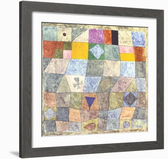 Freundliches Spiel-Paul Klee-Framed Art Print