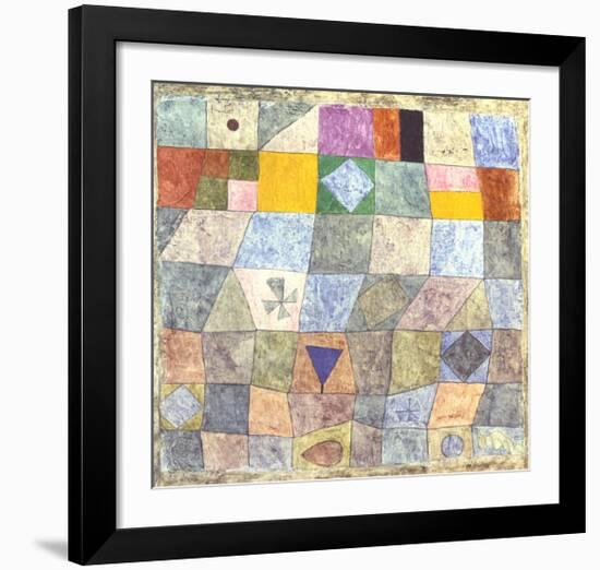 Freundliches Spiel-Paul Klee-Framed Art Print