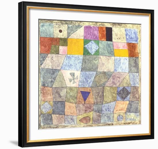 Freundliches Spiel-Paul Klee-Framed Art Print