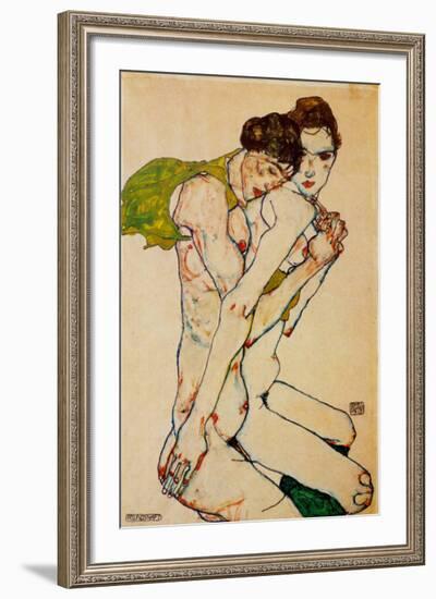 Freundschaft, 1912-Egon Schiele-Framed Art Print