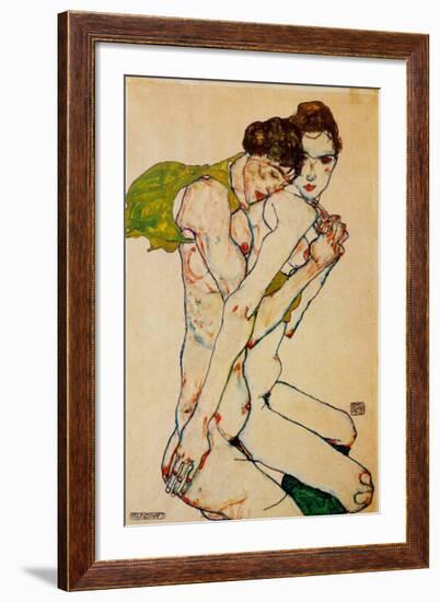 Freundschaft, 1912-Egon Schiele-Framed Art Print