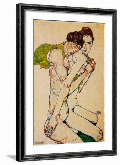 Freundschaft, 1912-Egon Schiele-Framed Art Print