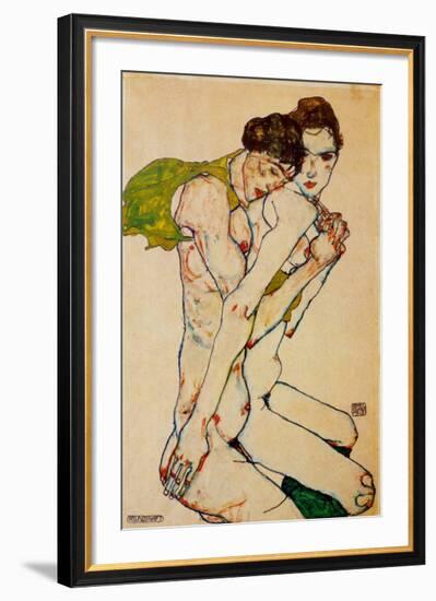 Freundschaft, 1912-Egon Schiele-Framed Art Print