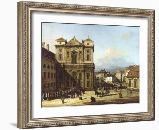 Freyung Square from North-East, Vienna-Bernardo Bellotto-Framed Giclee Print