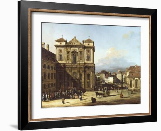 Freyung Square from North-East, Vienna-Bernardo Bellotto-Framed Giclee Print