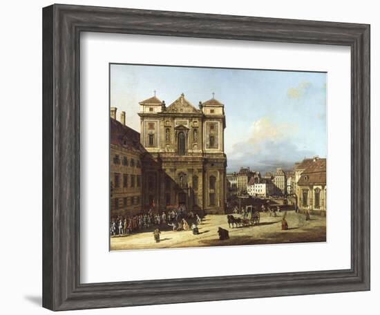 Freyung Square from North-East, Vienna-Bernardo Bellotto-Framed Giclee Print