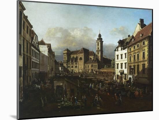 Freyung Square from the South-East, 1758-1761, Vienna, Austria-Bernardo Bellotto-Mounted Giclee Print