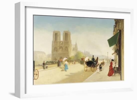 Friant, One Summer Day near Notre-Dame-null-Framed Giclee Print