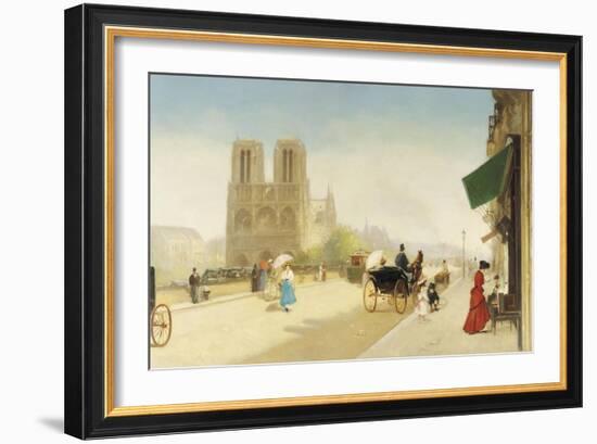 Friant, One Summer Day near Notre-Dame-null-Framed Giclee Print