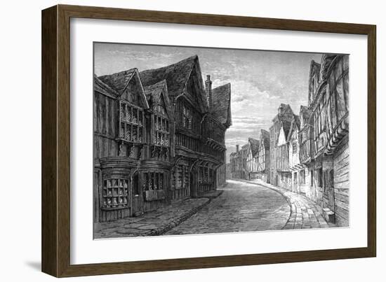 Friars' Street, Worcester, 1893-William Henry Bartlett-Framed Giclee Print