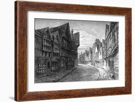 Friars' Street, Worcester, 1893-William Henry Bartlett-Framed Giclee Print