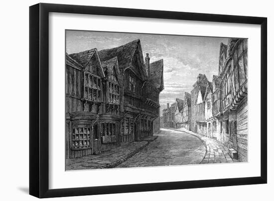 Friars' Street, Worcester, 1893-William Henry Bartlett-Framed Giclee Print