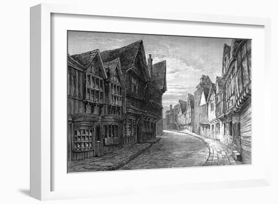 Friars' Street, Worcester, 1893-William Henry Bartlett-Framed Giclee Print