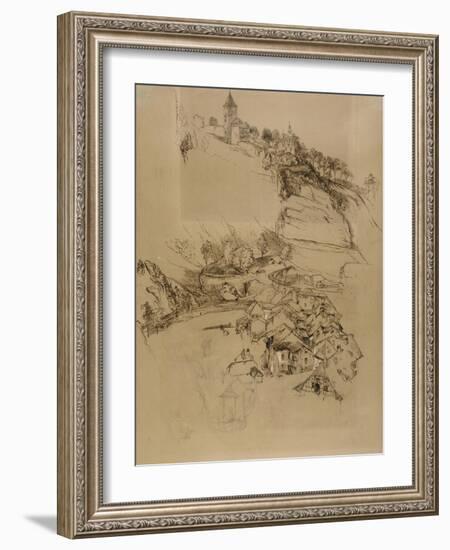 Fribourg-John Ruskin-Framed Giclee Print